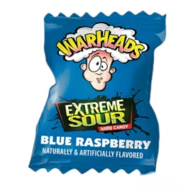 Warheads extreme sour kék málna ízű cukorka 4g