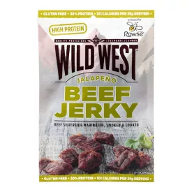   Wild West Jalapeno Beef Jerky jalapeno ízű szárított marhahús snack 25g Anglia