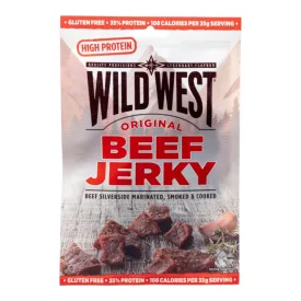   Wild West Original Beef Jerky szárított marhahús snack 25g Anglia