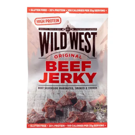 Wild West Original Beef Jerky szárított marhahús snack 25g Anglia