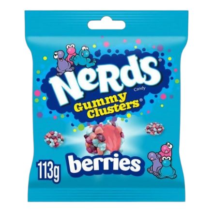 Nerds Gummy Clusters Berries bogyós gyümölcs ízű rágós gumicukor 113