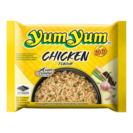 Yum Yum Chicken Noodles csirkehúsos instant leves 60g Thaiföld