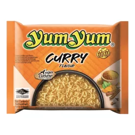   Yum Yum Curry Noodles Curry ízesítésű instant leves 60g Thaiföld