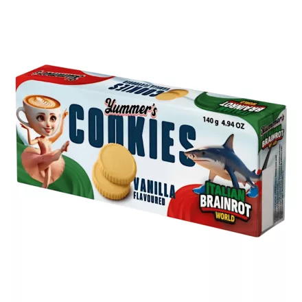  Yummers Cookies Italian Brainrot vaníliás keksz 140g