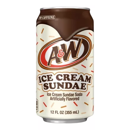  A&W ICE cream sundae fagylalt desszert ízű üdítőital 355ml Amerika