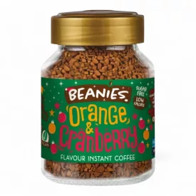    Beanies Orange&Cranberry Narancsos-áfonyás ízesítésű azonnal oldódó kávé 50g Anglia