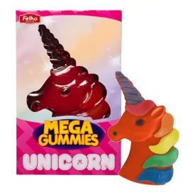    Mega Gummies Unicorn unikornis formájú óriás gumicukor 600g