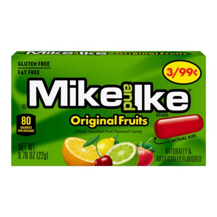 Mike and Ike Original vegyesgyümölcs ízű cukorka 22g Amerika