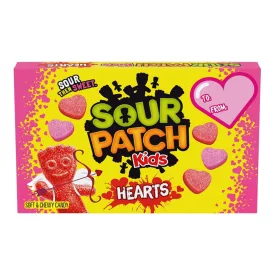     Sour Patch Kids Valentines Day savanyú málnás-epres szív alakú gumicukor 87g Amerika